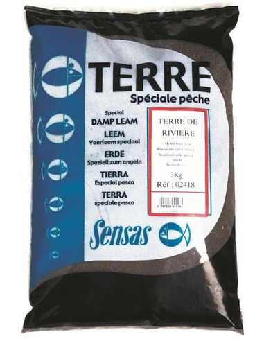 Глина Sensas - Terre De Riviere - Sensas - Захранки - 1 Глина Sensas - Terre De Riviere - Sensas - Захранки - 1