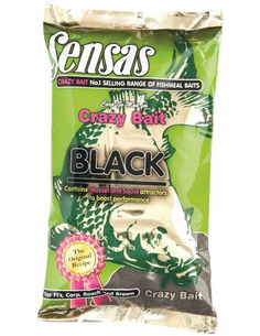 Захранка Sensas - Crazy Bait - Black Mussel Squid - Sensas - Захранки - 1