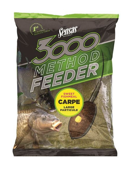 Захранка Sensas - 3000 Method Feeder - Sweet Fish Meal - Sensas - Захранки - 1