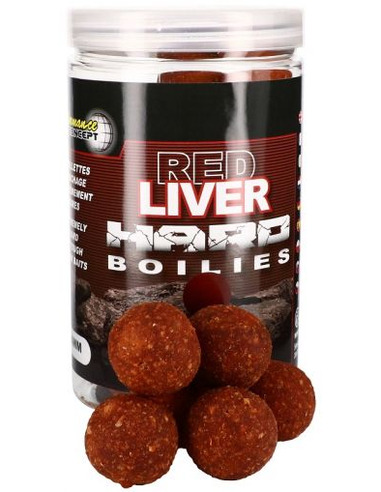 Протеинови топчета Starbaits - Red Liver Hard Boilies - Starbaits - Протеинови топчета - 1 Протеинови топчета Starbaits - Red Liver Hard Boilies - Starbaits - Протеинови топчета - 1