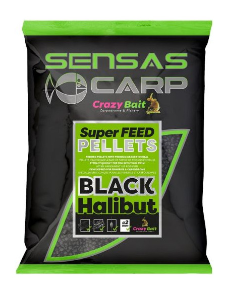 Пелети Sensas - Super Feed - Black Halibut - Sensas - Пелети - 1
