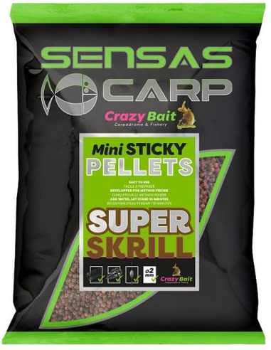 Пелети Sensas - Mini Sticky Pellets - Super Skrill - Sensas - Пелети - 1 Пелети Sensas - Mini Sticky Pellets - Super Skrill - Sensas - Пелети - 1