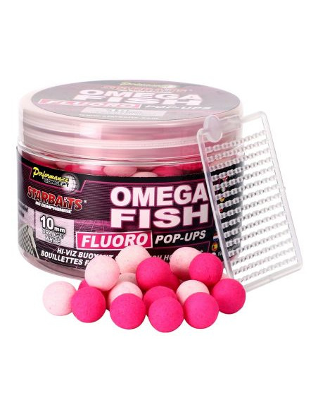 Плуващи топчета флуоресцентни Starbaits - Omega Fish - Starbaits - Протеинови топчета - 1