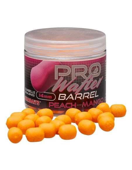 Плуващи топчета Starbaits - Barrel Wafter Peach Mango - Starbaits - Протеинови топчета - 1