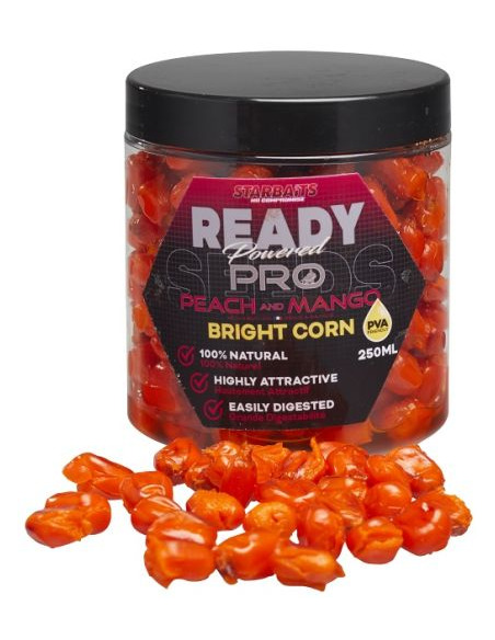 Царевица Starbaits - Bright Corn Peach Mango - Starbaits - Царевица за риболов - 1