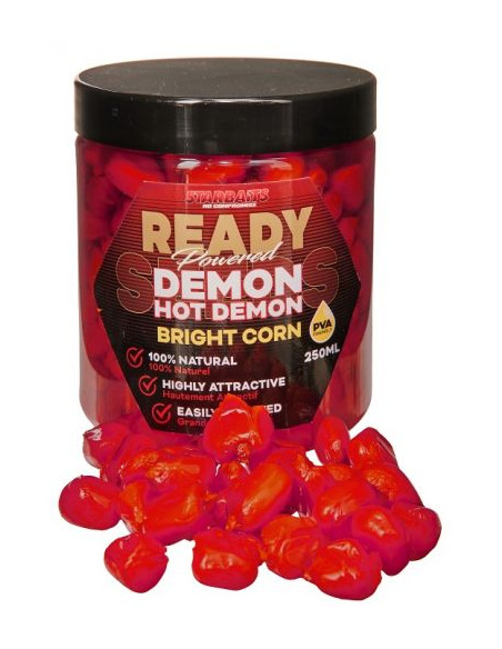 Царевица Starbaits - Bright Corn Hot Demon - Starbaits - Царевица за риболов - 1