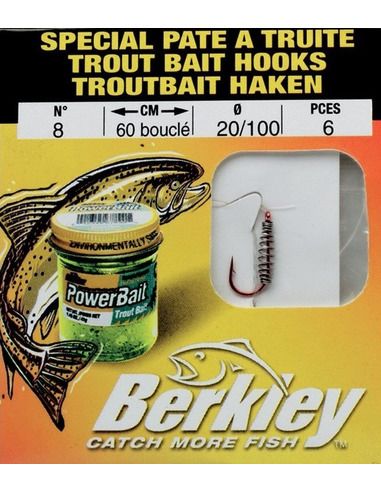 Вързани куки Berkley - Trout Bait Hooks - Berkley - Вързани куки за риболов на плувка - 1