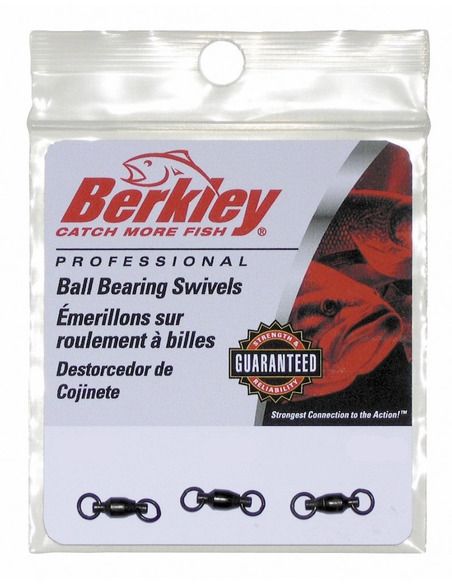 Вирбели Berkley Ball Bearing Swivels - Berkley - Вирбели и карабини за шарански риболов - 2