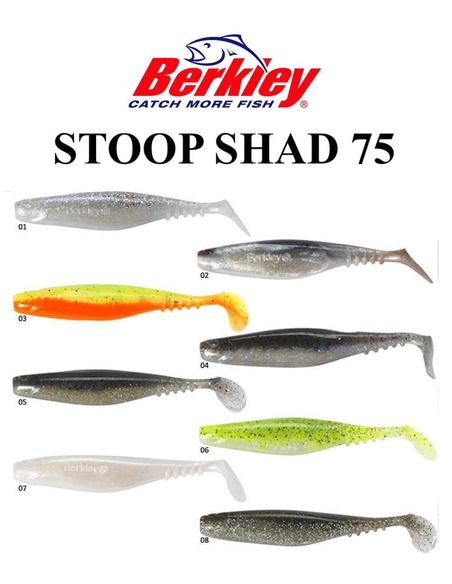 Силиконови риби Berkley - Stoop Shad 75 - Berkley - Силиконови примамки за спининг - 1
