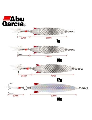 Блесна Abu Garcia - Toby Silver Blue Flash - Abu Garcia - Блесни за спининг - 4 Блесна Abu Garcia - Toby Silver Blue Flash - Abu Garcia - Блесни за спининг - 4