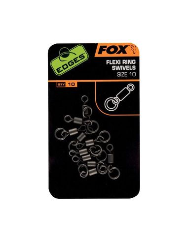 Вирбели Fox - Edges Flexi Ring Swivels - Fox - Вирбели - 1 Вирбели Fox - Edges Flexi Ring Swivels - Fox - Вирбели - 1