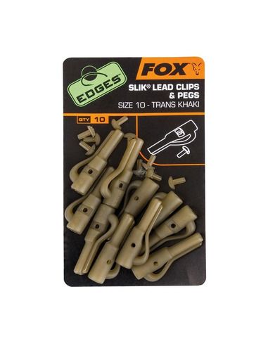 Комплект за монтаж Fox - Slik Lead Clip Pegs Khaki - Fox - Аксесоари за монтажи - 1 Комплект за монтаж Fox - Slik Lead Clip Pegs Khaki - Fox - Аксесоари за монтажи - 1