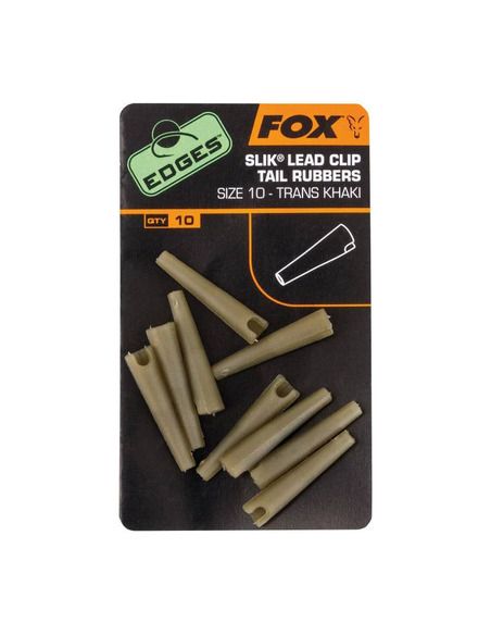 Шлаух Fox - Slik Lead Clip Tail Rubber - Fox - Аксесоари за монтажи - 1 Шлаух Fox - Slik Lead Clip Tail Rubber - Fox - Аксесоари за монтажи - 1