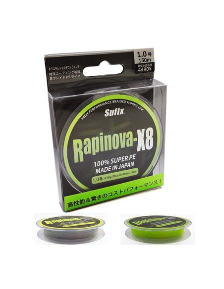 Плетено влакно Sufix - Rapinova - Steel Grey - Sufix - Плетени влакна - 1