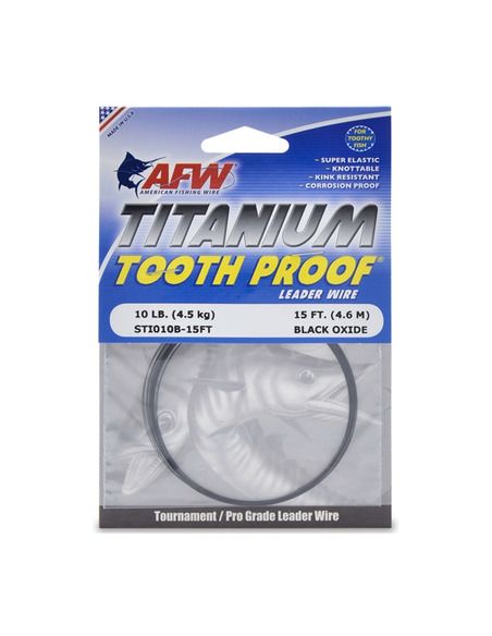 Повод AFW - Titanium Tooth Proof Single Wire - American Fishing Wire - Метални поводи - 1