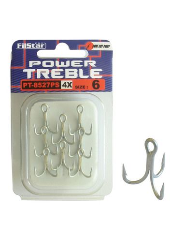 Тройни куки Power Treble 8527PS 4X - FilStar - Тройни куки - 1 Тройни куки Power Treble 8527PS 4X - FilStar - Тройни куки - 1
