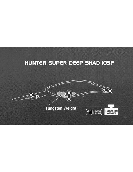 Воблер Sea Buzz - Hunter Deep Shad SDR 105 F - Sea Buzz - Воблери - 2 Воблер Sea Buzz - Hunter Deep Shad SDR 105 F - Sea Buzz - Воблери - 2