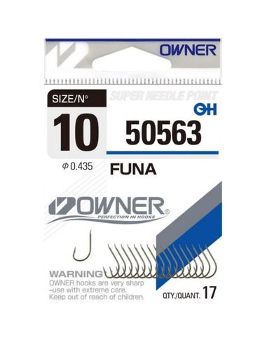 Куки Owner - Funa 50563 - Owner - Единични куки за фидер - 1