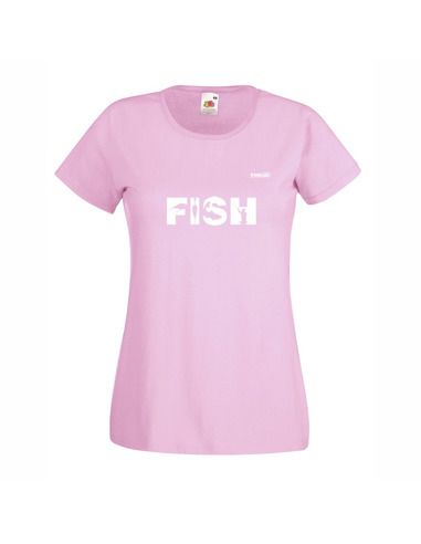 Тениска FISH Дамска - Розова - FilStar - Тениски и блузи - 1 Тениска FISH Дамска - Розова - FilStar - Тениски и блузи - 1
